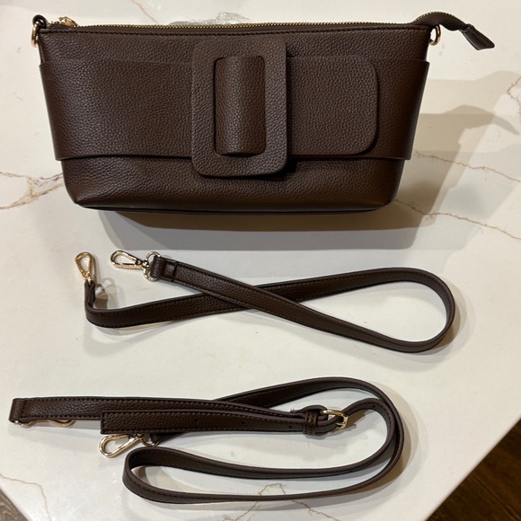 Sondra Roberts Handbags - Sondra Roberts Brown Crossbody Bag